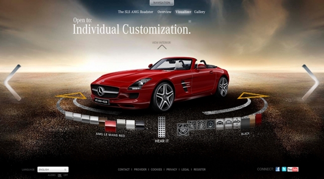 thiết kế website ô tô đẹp 