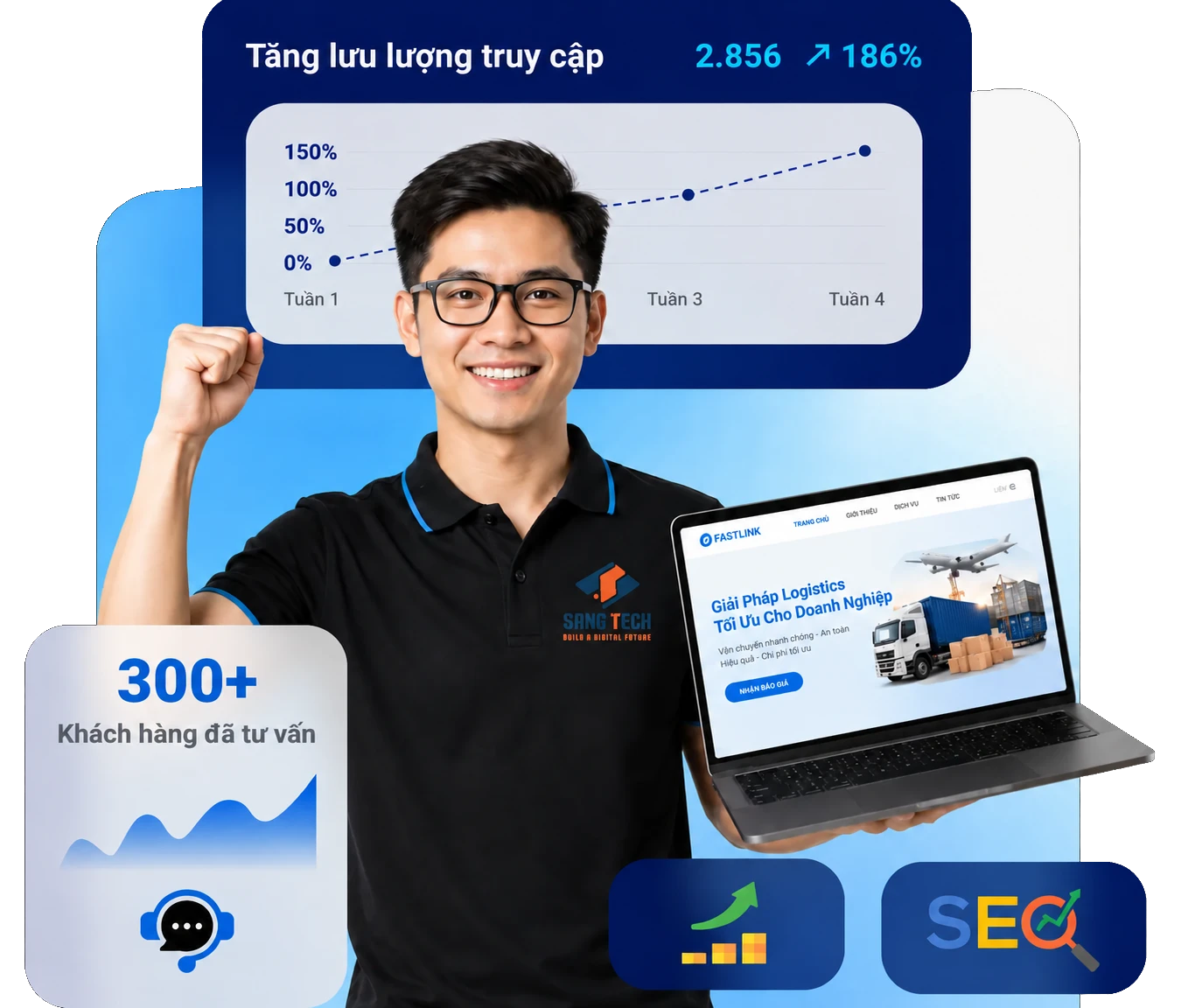 Thiết kế web Hưng Yên chuyên nghiệp tại SangTech
